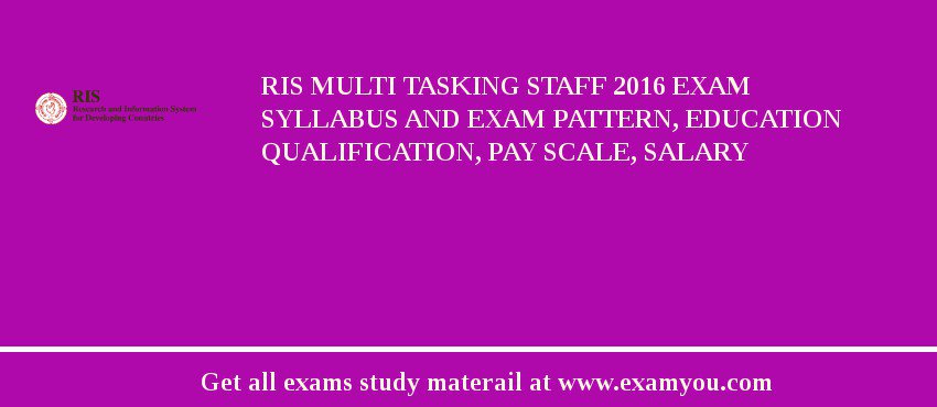 RIS Multi Tasking Staff 2018 Exam Syllabus And Exam Pattern, Education Qualification, Pay scale, Salary