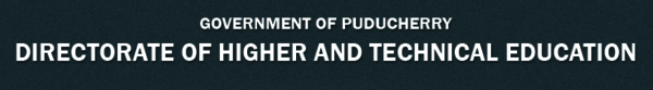 Director of Higher and Technical Education, Puducherry2018