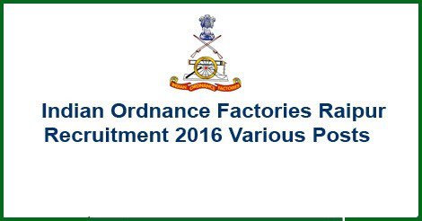 Ordnance Factory Raipur 2018 Exam