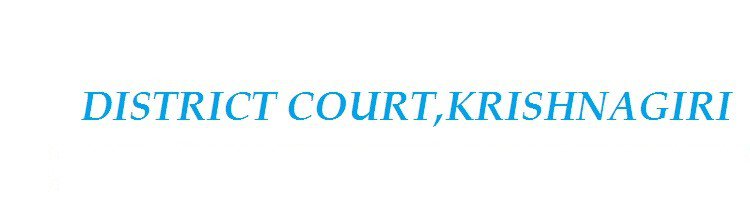 Krishnagiri District Court2018