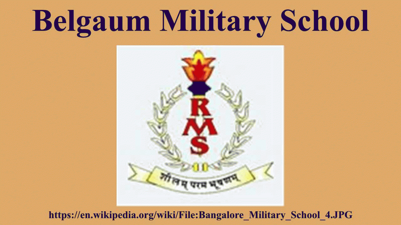 Rashtriya Military School Belgaum 2018 Exam