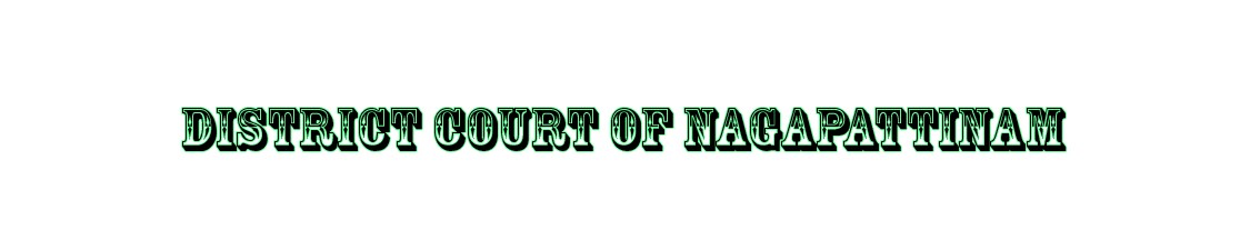 District Court Nagapattinam 2018 Exam