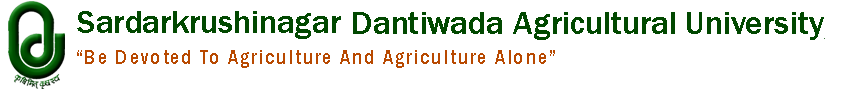 Walk-in-interview 2017 for Senior Research Fellow at Sardarkrushinagar Dantiwada Agricultural University (SDAU)