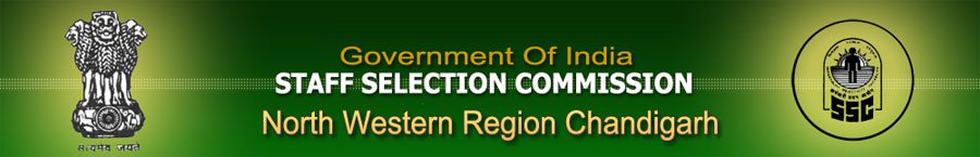 Staff Selection Commission North Western Region (SSCNWR) Investigator (Group-C) 2018 Exam