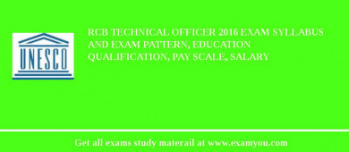 RCB Technical Officer 2018 Exam Syllabus And Exam Pattern, Education Qualification, Pay scale, Salary